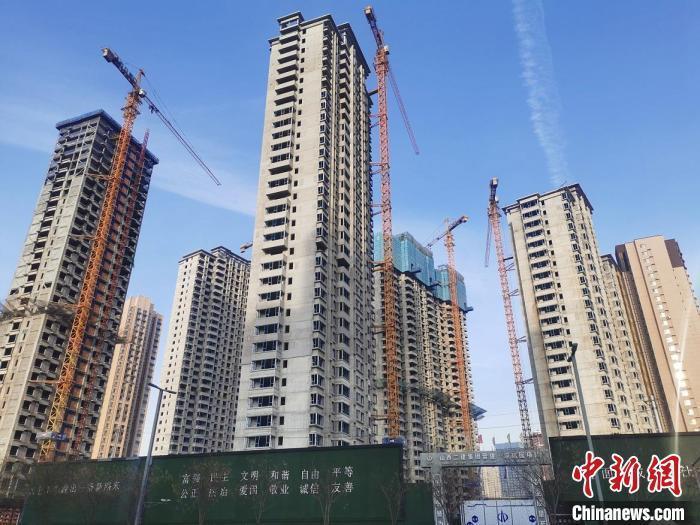 資料圖：某在建住房。 高瑞峰 攝